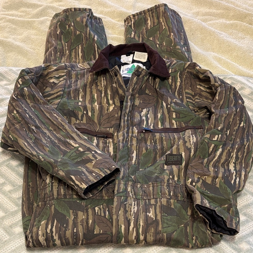 Vintage Liberty Realtree Camo Coveralls Size Youths 16 Regular
